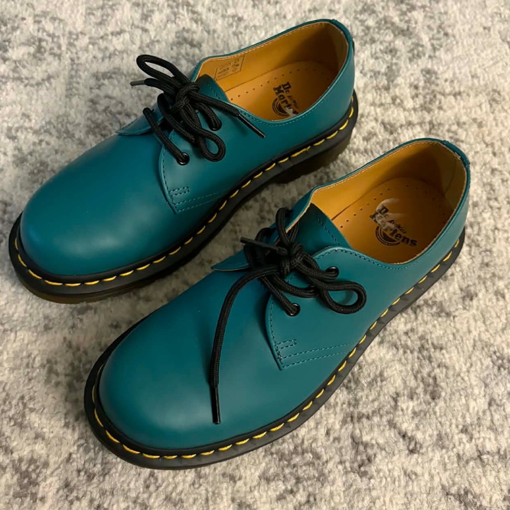 Dr Martens Teal 1461 Oxford Shoes Size 6 New without box
